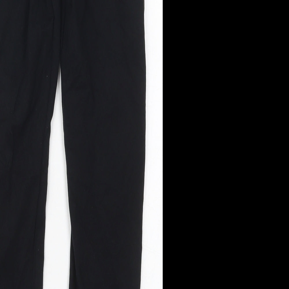 F&F Womens Black Cotton Carrot Leggings Size 6 L21 in