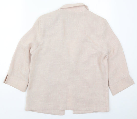Mandy Marsh Womens Pink Jacket Size 12