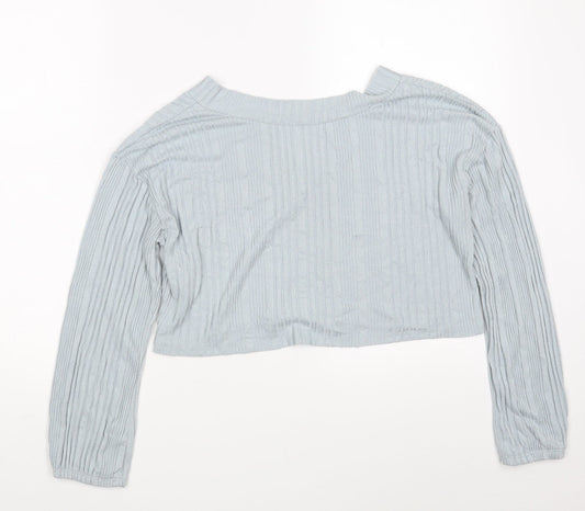 Womens UK Size XS Gilly Hicks Blue Pullover Sweatshirt