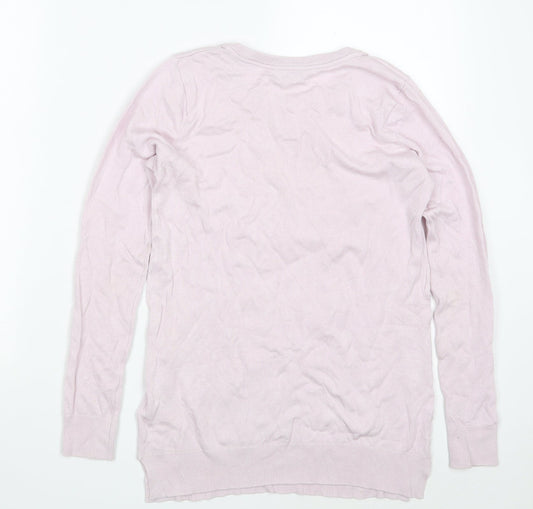 Womens UK Size 8 Peacocks Pink Pullover Jumper