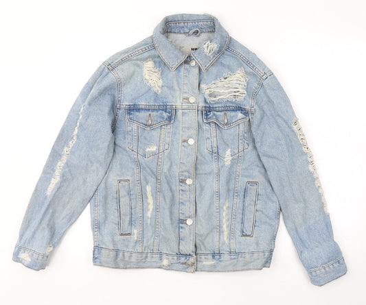 Womens UK Size 8 Topshop Blue Jacket