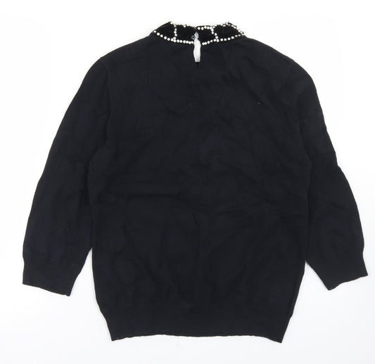 Womens UK Size L Savida Black Pullover Jumper