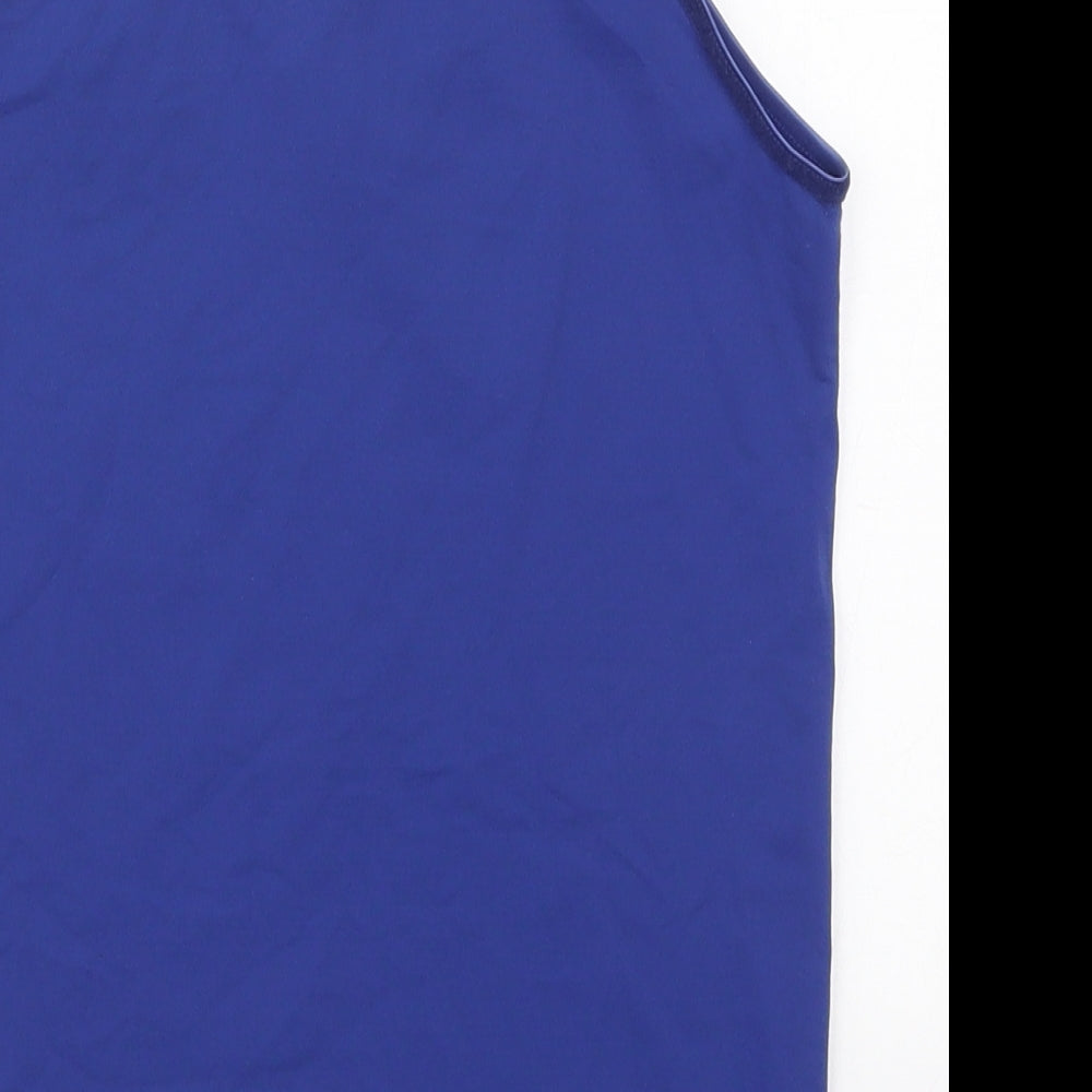 Womens UK Size 10 Atmosphere Blue Basic Tank