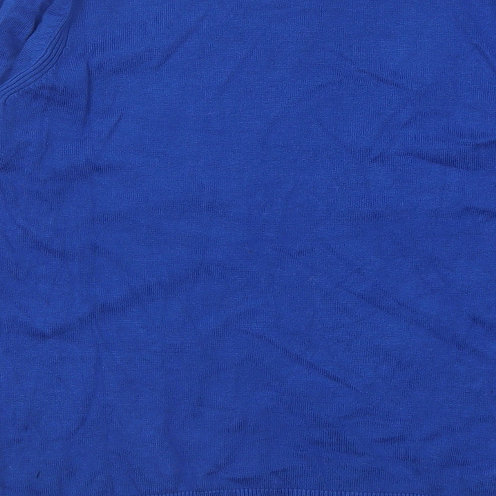 Womens UK Size 10 pep&co Blue Pullover Jumper