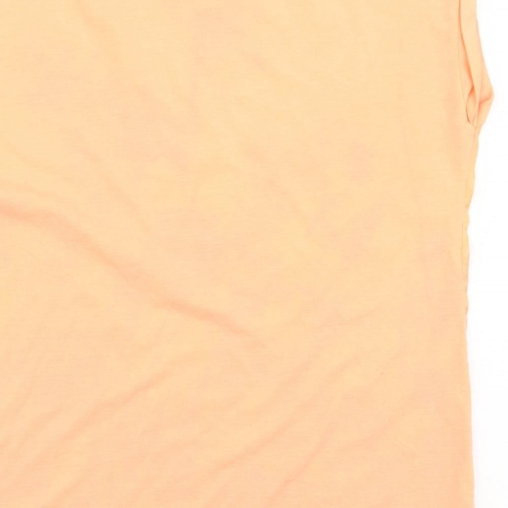 Womens UK Size L Mexx Orange Jersey Blouse