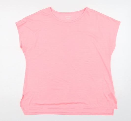 Womens UK Size L Dunnes Stores Pink T-Shirt