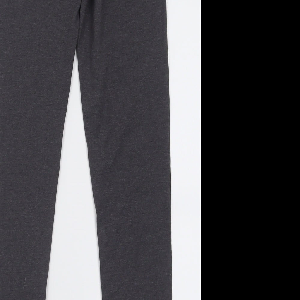 Womens UK Size S Dunnes Stores Capri Grey Leggings