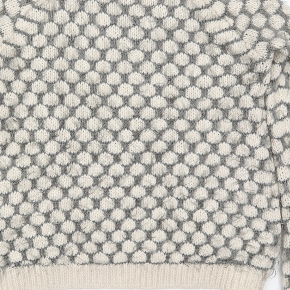 Womens UK Size 10 Dorothy Perkins Beige Pullover Jumper