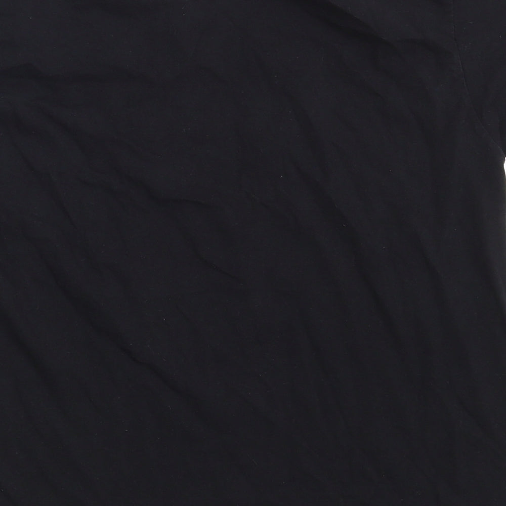 Fruit of the Loom Boys Black 100% Cotton Pullover T-Shirt Size 7-8 Years Round Neck - Gamer