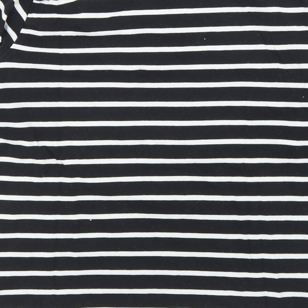 Womens UK Size S Dunnes Stores Black Basic T-Shirt