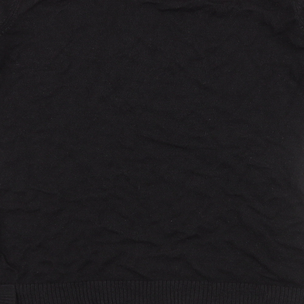 Womens UK Size M New York & Company Black Pullover Jumper