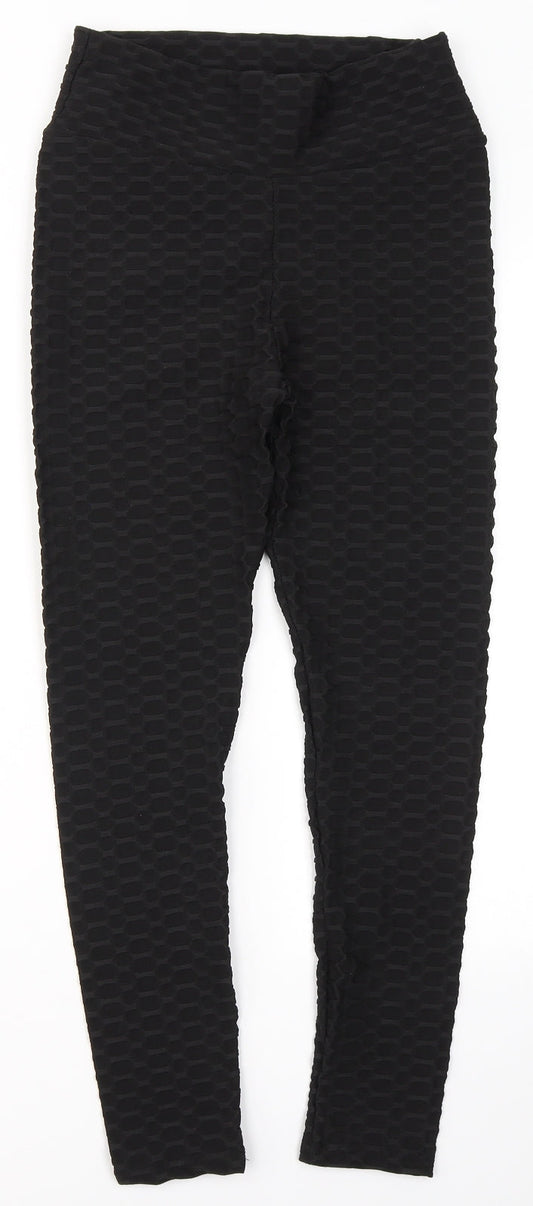 Womens UK Size L Preworn Jegging Black Leggings
