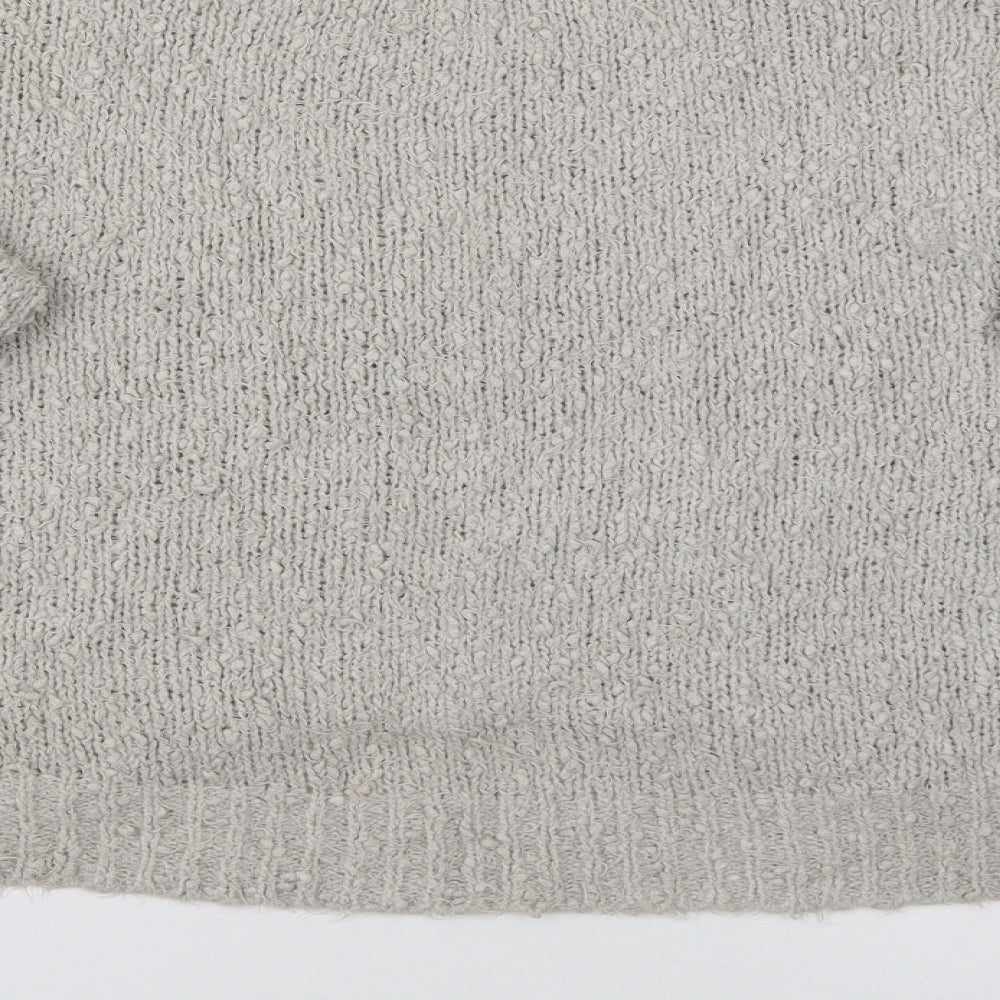 Womens UK Size 12 New Look Grey Pullover Jumper