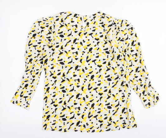 Womens UK Size S Lefties Yellow Basic Blouse