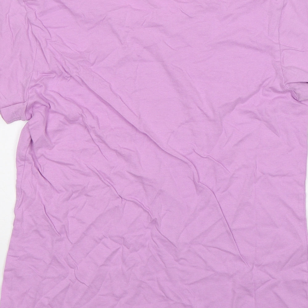 Womens UK Size 6 Dunnes Stores Pink Basic T-Shirt