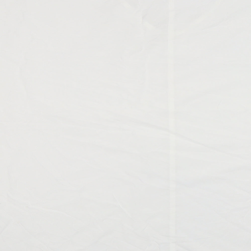 Shein Womens White Polyester Basic Blouse Size XL V-Neck