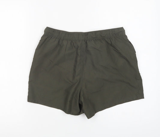 ASOS Womens Green  Polyester Bermuda Shorts Size S L4 in Regular Drawstring