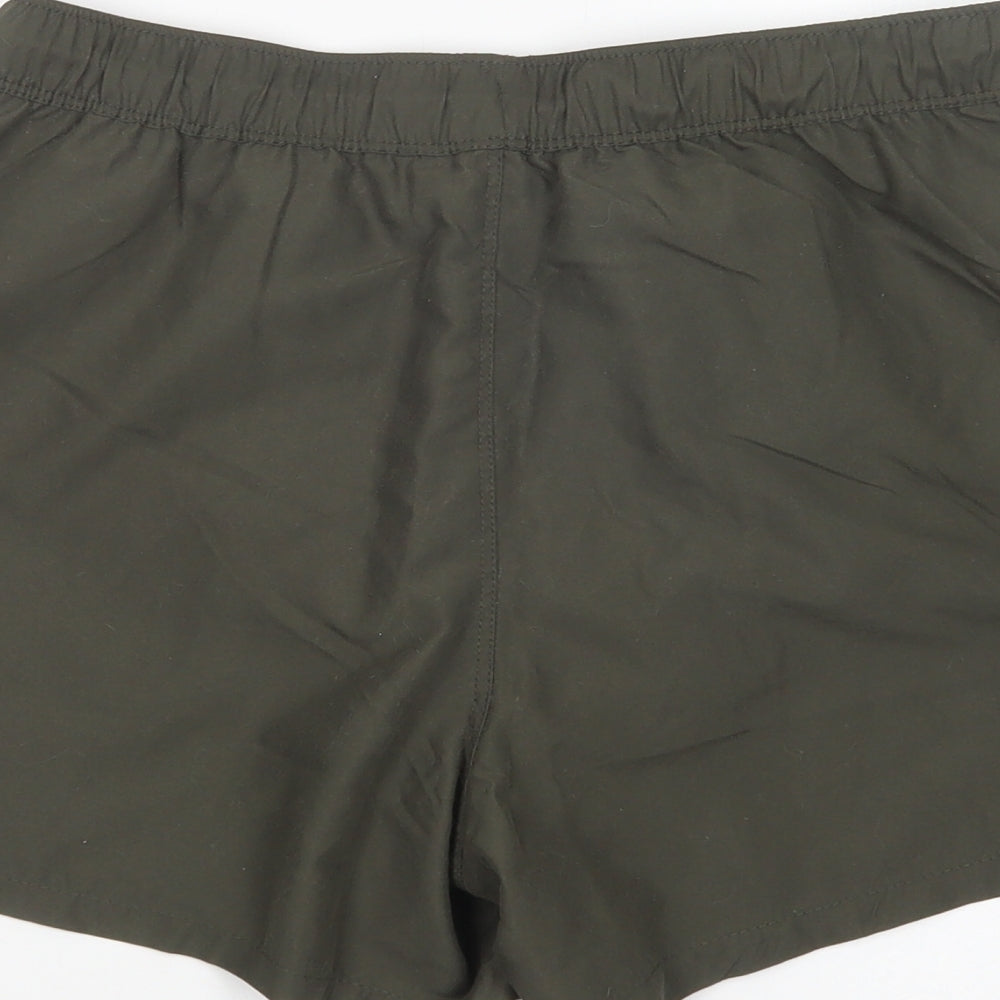 ASOS Womens Green Polyester Bermuda Shorts Size S L4 in Regular Drawstring