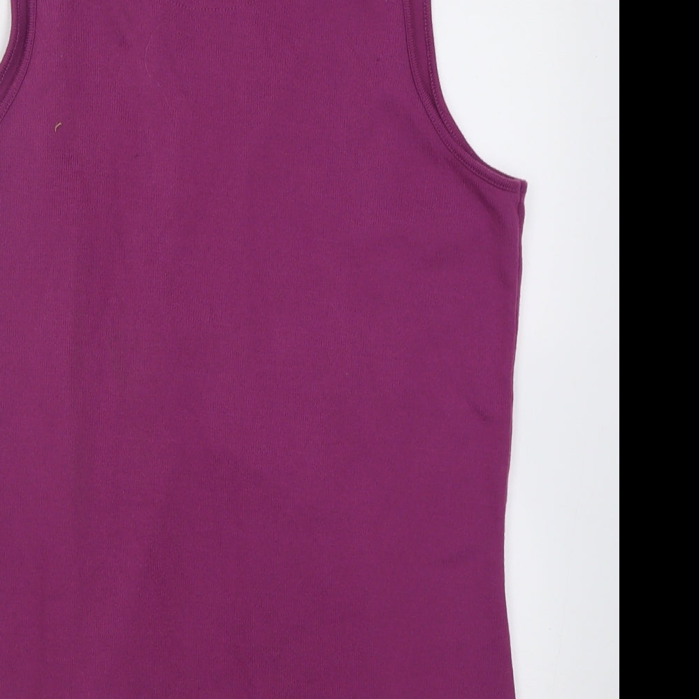 Womens UK Size 12 TIGI Purple Cardigan Jumper