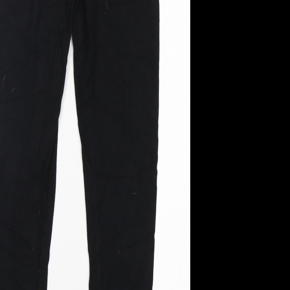 Brand and care label for Primark women’s black viscose jogger leggings, size UK 6, 27-inch leg