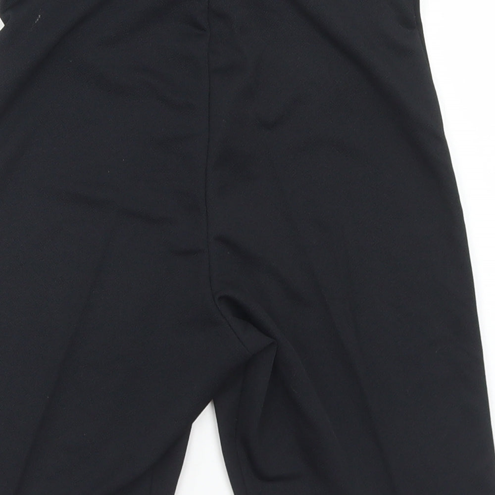 Boohoo Womens Black  Polyester Biker Shorts Size 6 L8 in Regular
