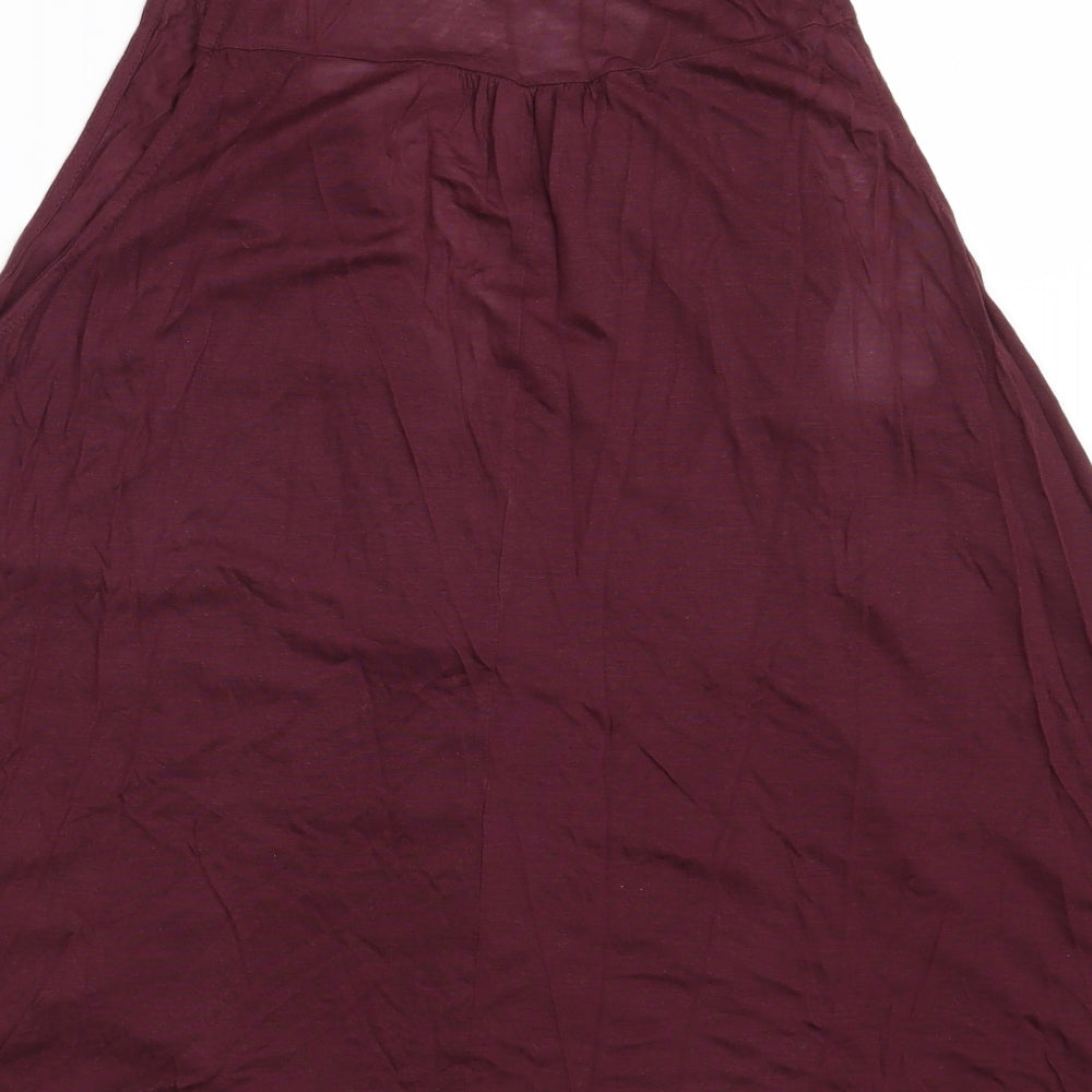 Womens UK Size M H&M Purple Basic Blouse