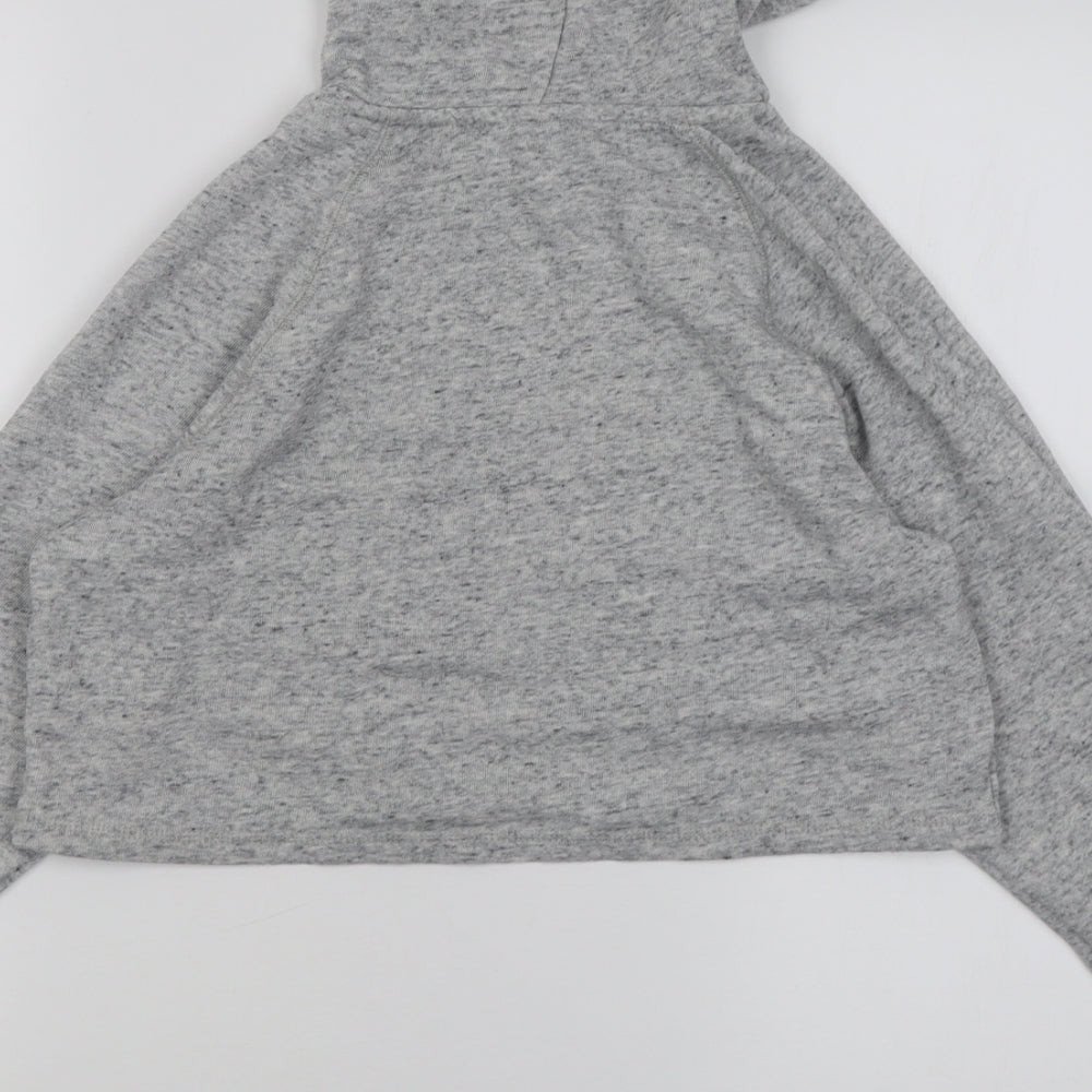 H&M Womens Grey Cotton Pullover Hoodie Size XS Pullover
