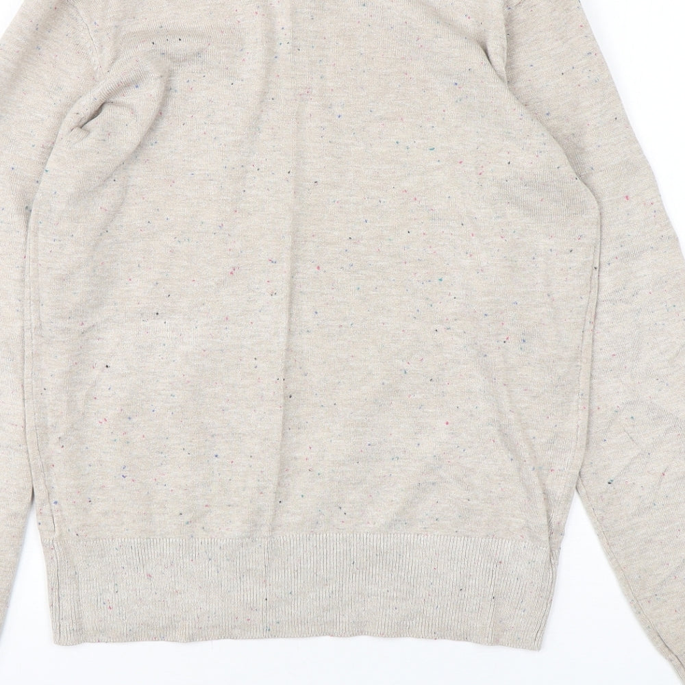 Womens UK Size XS H&M Beige Pullover Jumper