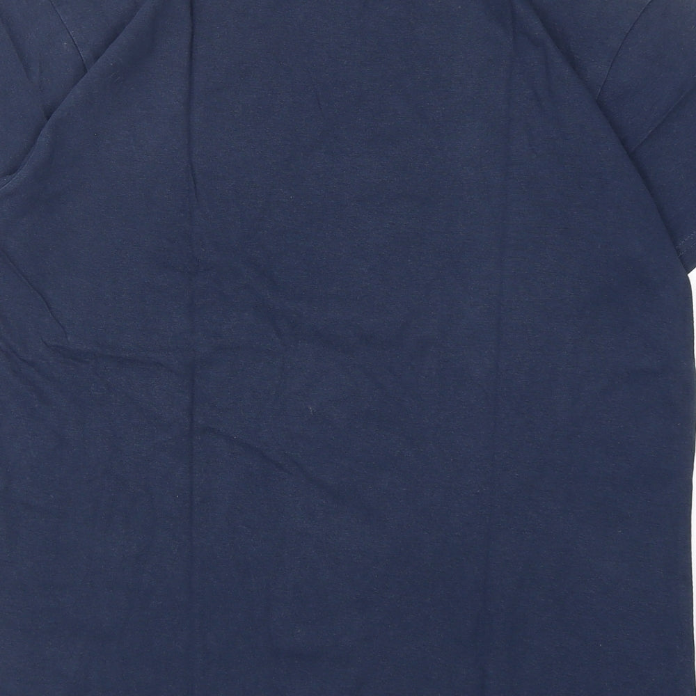 Mens UK Size S Cedar Wood State Blue T-Shirt