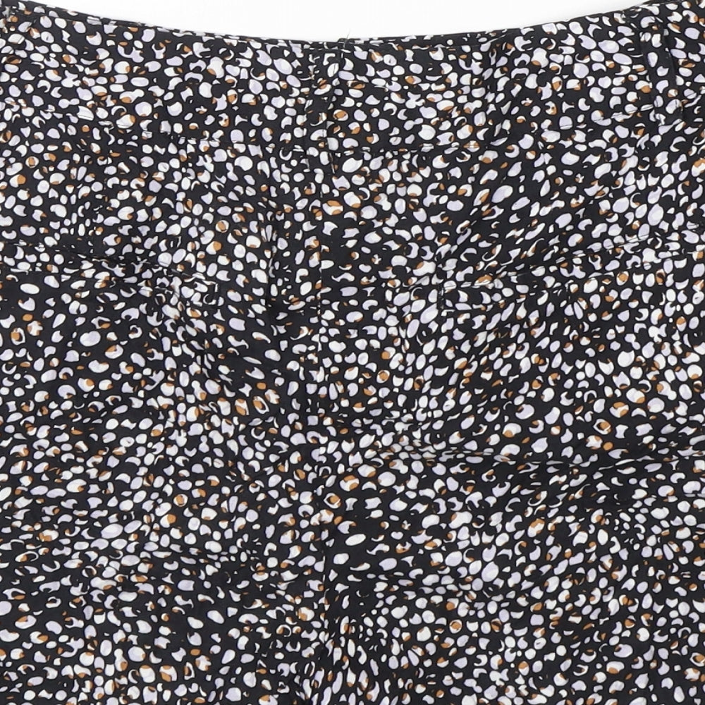 NEXT Womens Multicoloured Animal Print Viscose Sailor Shorts Size 10 L5 in Regular