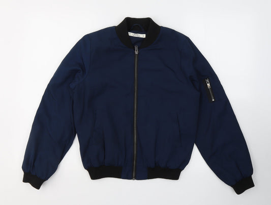 Womens UK Size 10 Miss Selfridge Blue Jacket