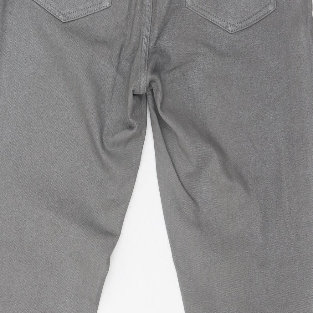 Gap Womens Grey Cotton Skinny Jeans Size 30 in L27 in Slim Zip
