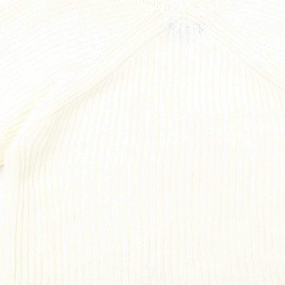 Womens UK Size 6 Topshop Ivory Pullover Jumper