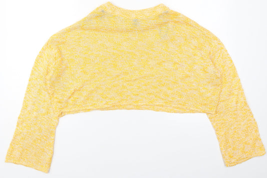 Womens UK Size M H&M Yellow Pullover Jumper