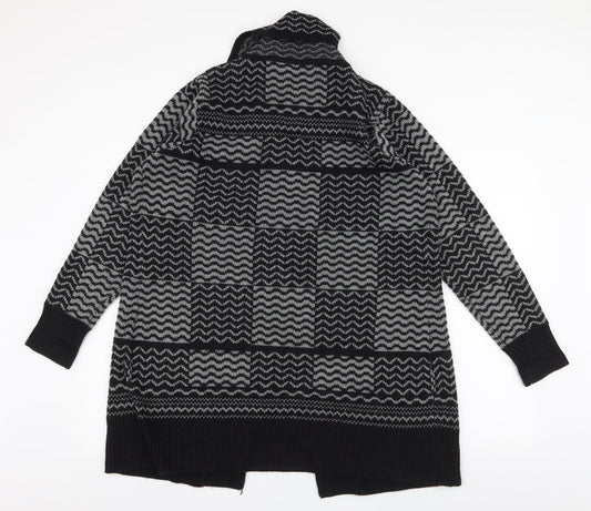 Womens UK Size M BM Collection Black Cardigan Jumper