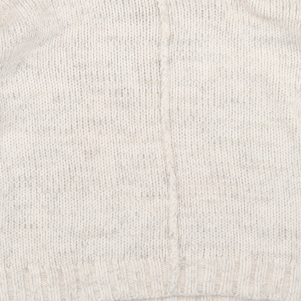 Womens UK Size 10 New Look Beige Pullover Jumper