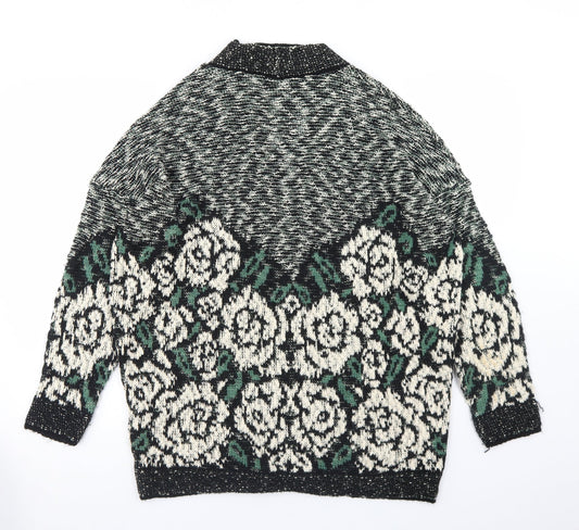 Womens UK Size M Pins & Needles Multicoloured Cardigan Jumper
