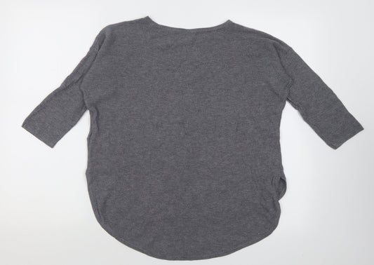 Womens UK Size S Phase Eight Grey Pullover Jumper