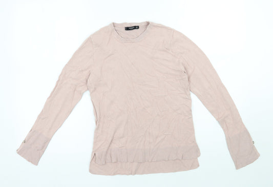 Womens UK Size 8 Mango Pink Pullover Jumper