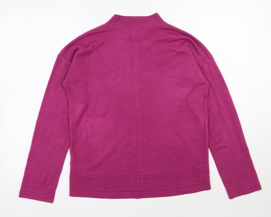Womens UK Size M Vida Vi Pink Pullover Jumper