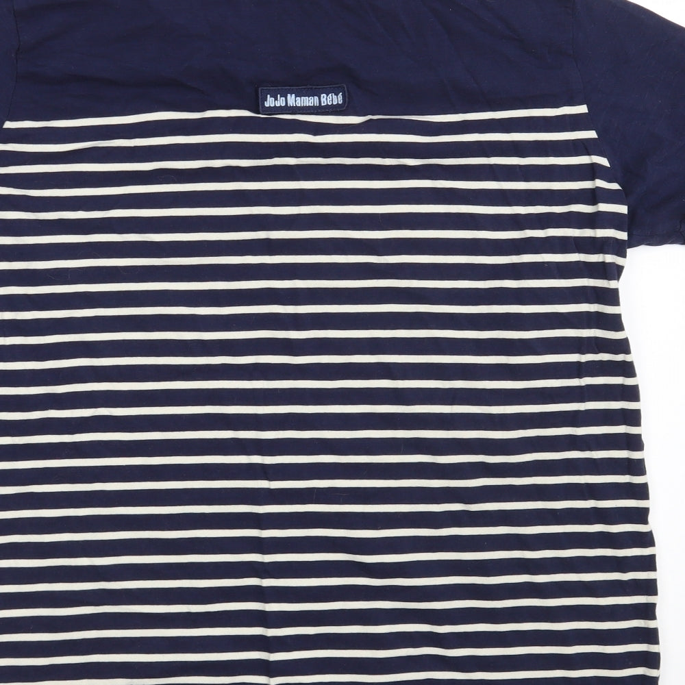 Womens UK Size M JoJo Maman Bébé Blue Basic T-Shirt