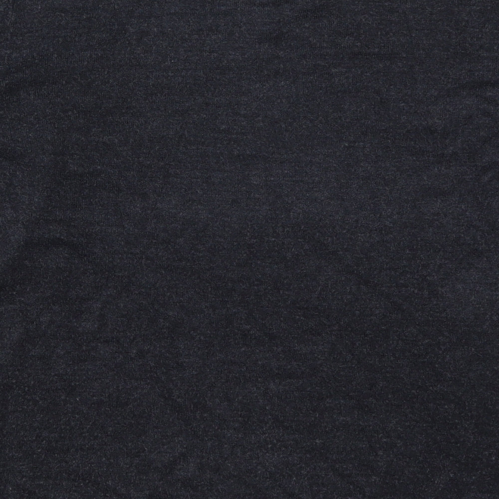 Marks and Spencer Mens Blue V-Neck Acrylic Pullover Jumper Size M