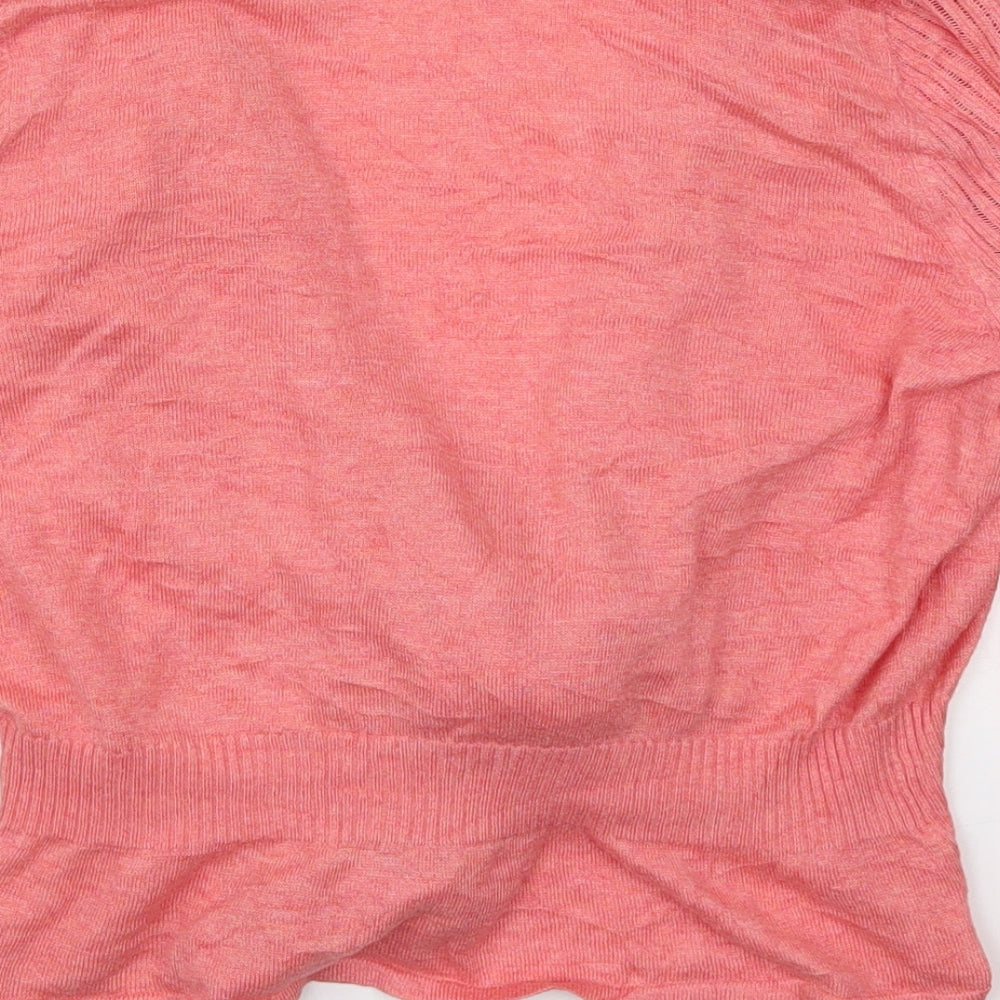 Womens UK Size S Wallis Pink Cardigan Jumper