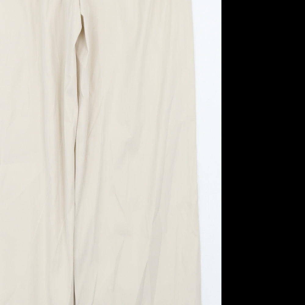 SheIn Womens Beige Polyester Dress Pants Trousers Size XL L28 in Regular Button