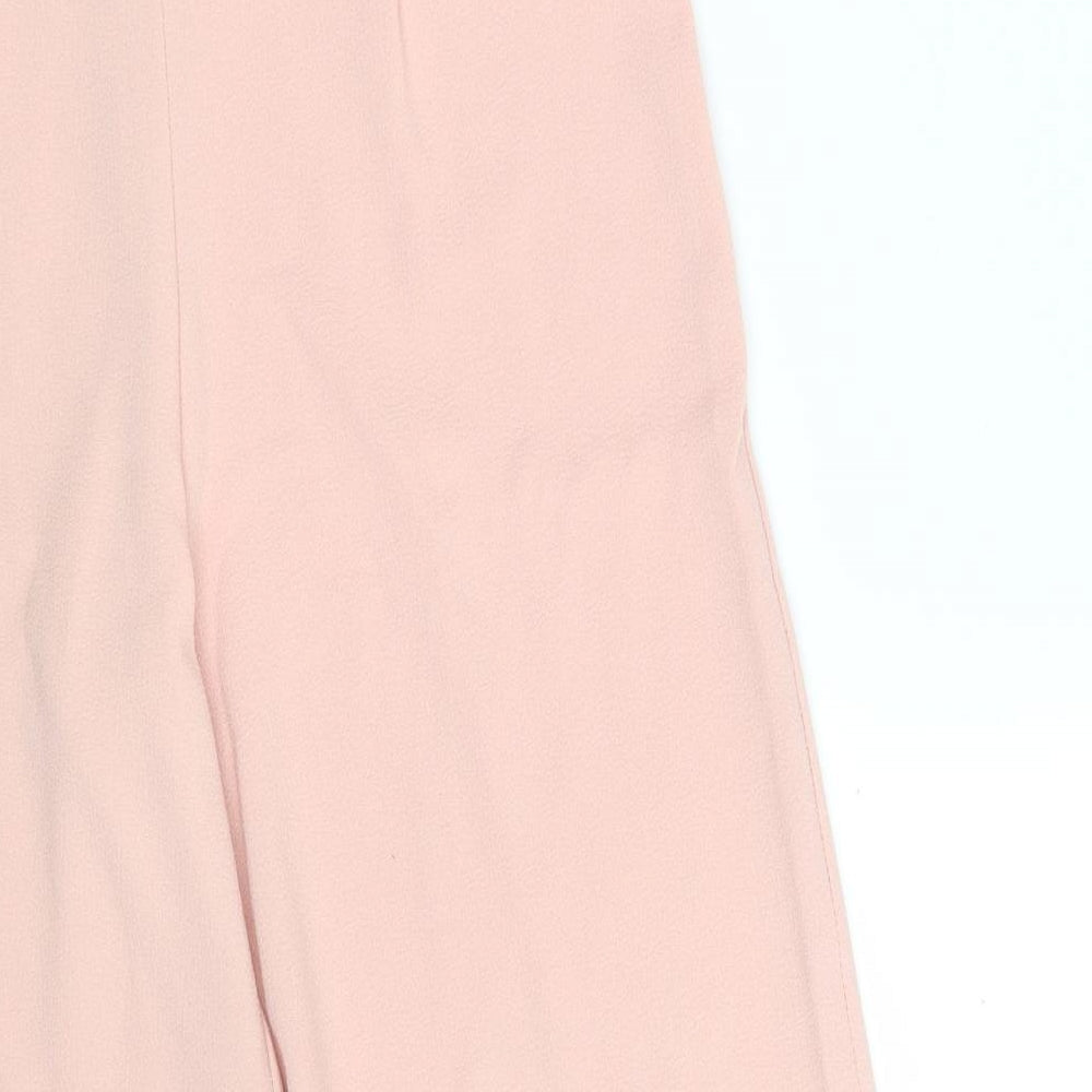 Womens UK Size 10 PRETTYLITTLETHING Regular Fit Bloomer Pink Trousers