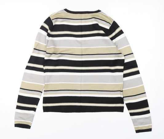 Womens UK Size 10 Matalan Multicoloured Pullover Jumper