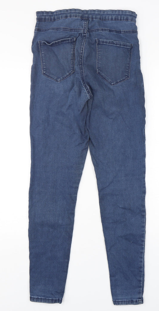 Denim CO Womens Blue Cotton Skinny Jeans Size 12 L29 in Regular