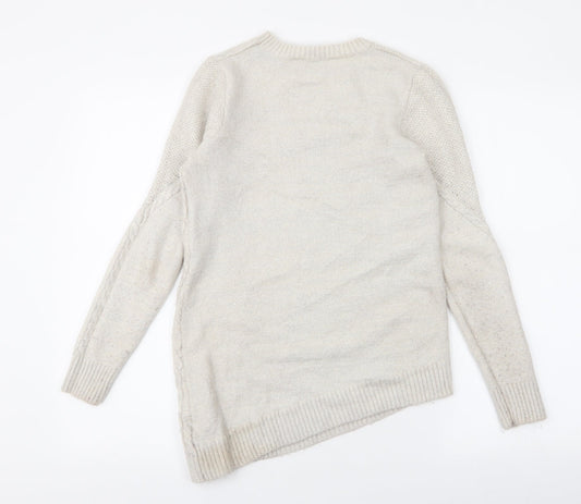 Womens UK Size 8 Dorothy Perkins Beige Pullover Jumper