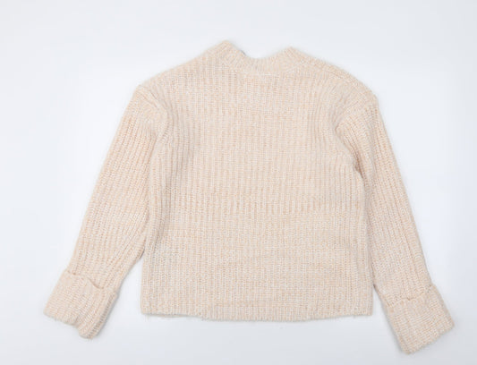 Womens UK Size XS H&M Ivory Pullover Jumper