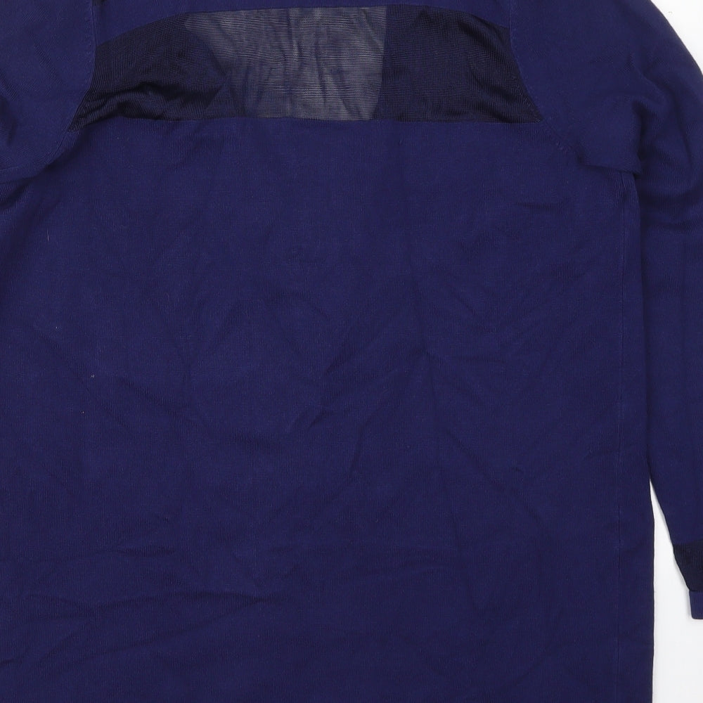 Womens UK Size 14 Marks and Spencer Blue Cardigan Jumper
